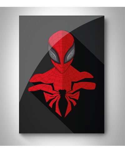 Quadro Decorativo Spider Man Minimalista