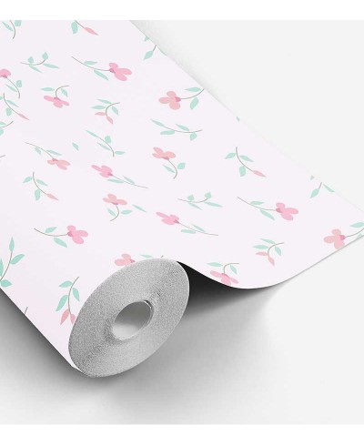 Papel de Parede Bebê Flores Delicadas