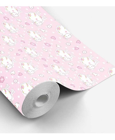 Papel de Parede Bebê Carneirinhos Rosa