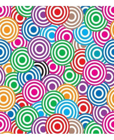 Papel de parede em cores variadas - Retro 13