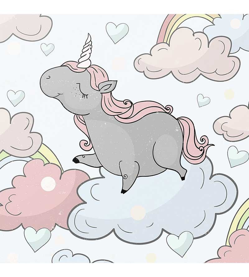 Nuvem unicornio kawaii para colorir by PoccnnIndustriesPT on