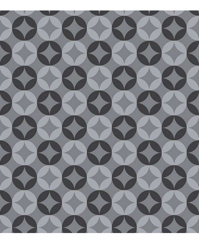 Papel de parede em diferentes tons de cinza - Retro 41