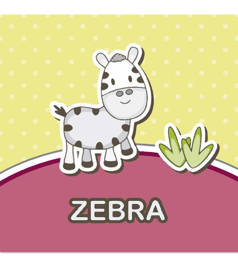 Animaizinhos Baby Zebra