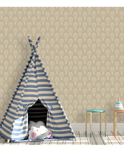 Papel de parede balões minimalistas