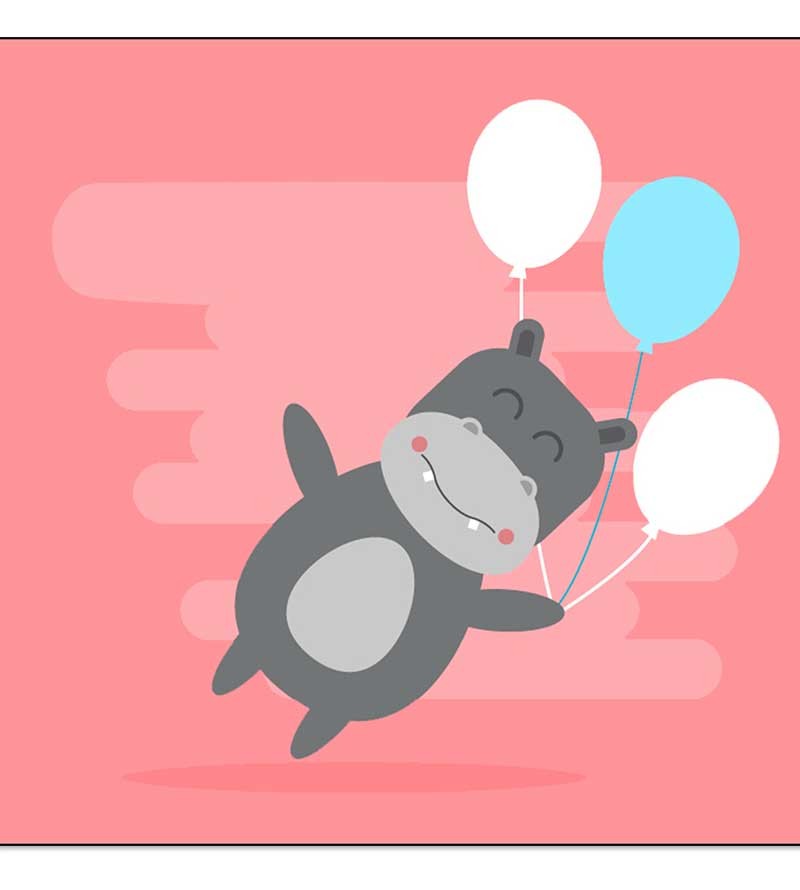 Quadro Hipopótamo Baby