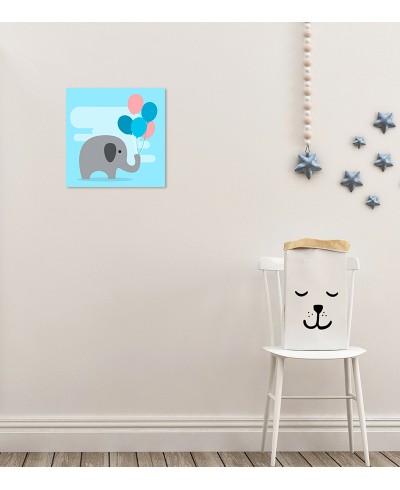Quadro Elefante Cute com Balões