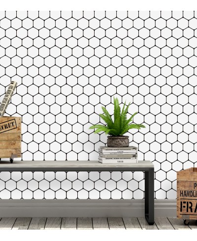 Papel de Parede Hexágono Geométrico