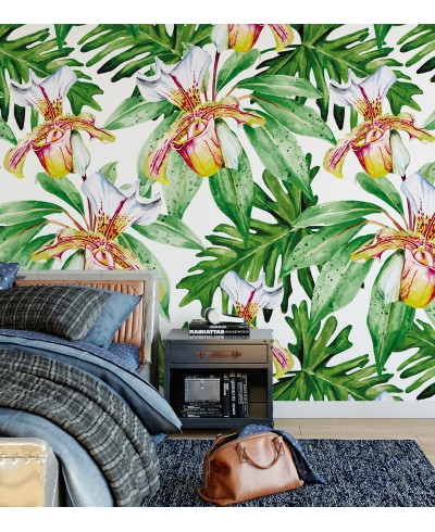 Papel de Parede Fotomural Orquídeas