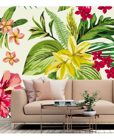 Papel de Parede Fotomural Hibiscos