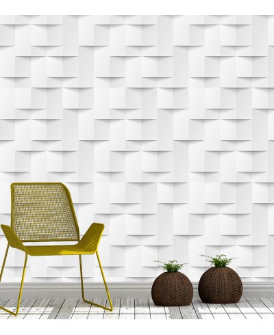 Papel de Parede Abstrato Geométrico 3D