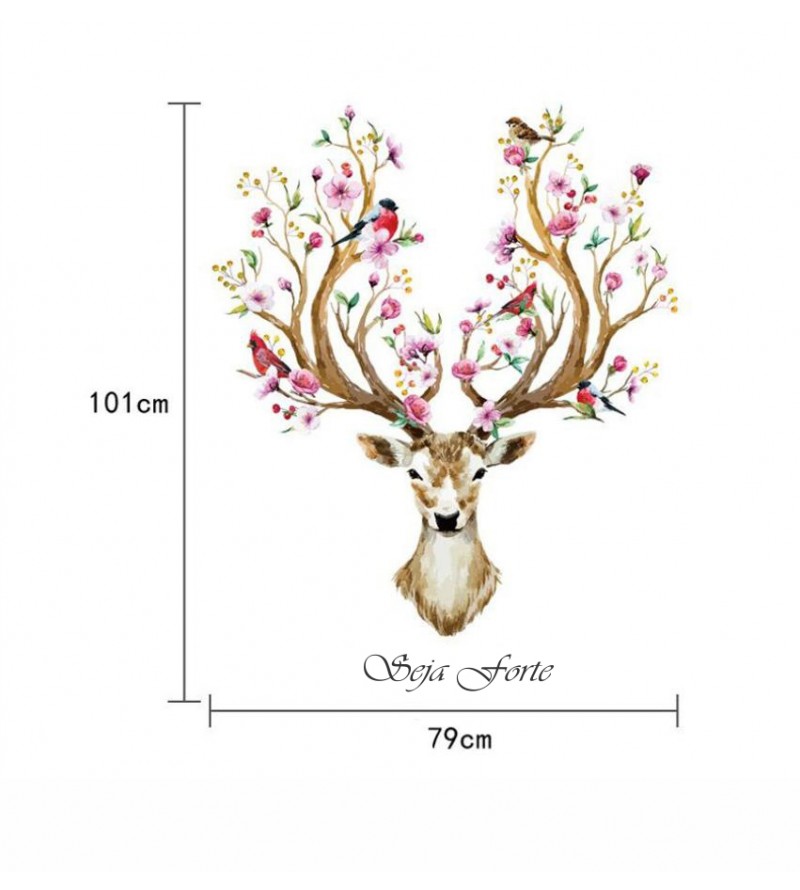 Adesivo Cervo motivacional