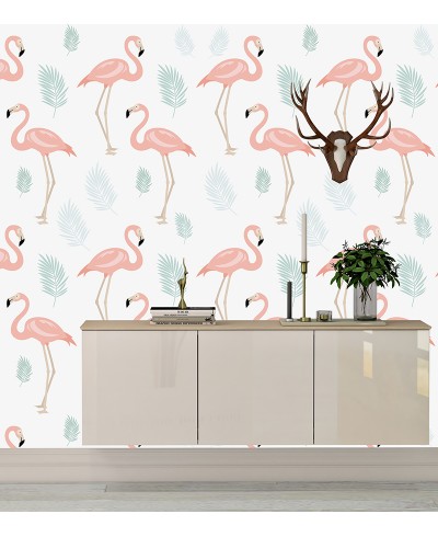 Papel de parede com Flamingos