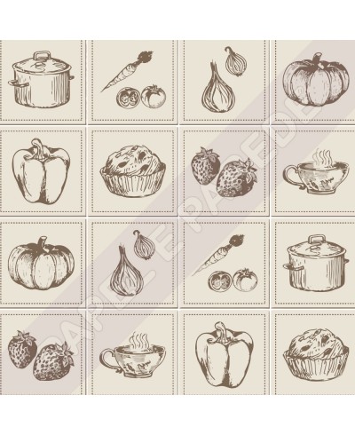 Adesivo Azulejo Alimentos