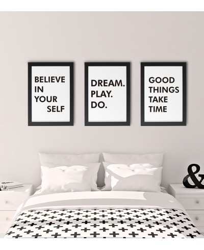 Kit Quadros Believe In Yourself, Dream Play Do, Good Things Take Time