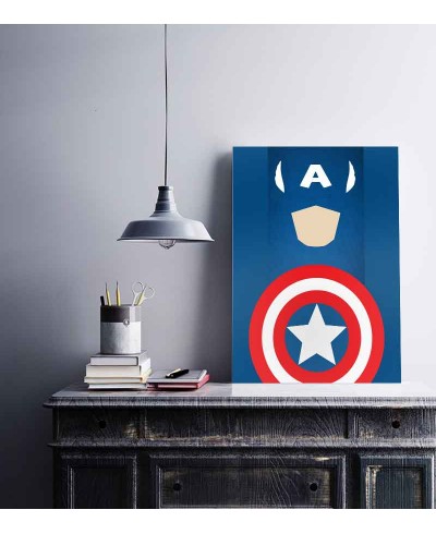 Quadro Decorativo Capitão América Escudo