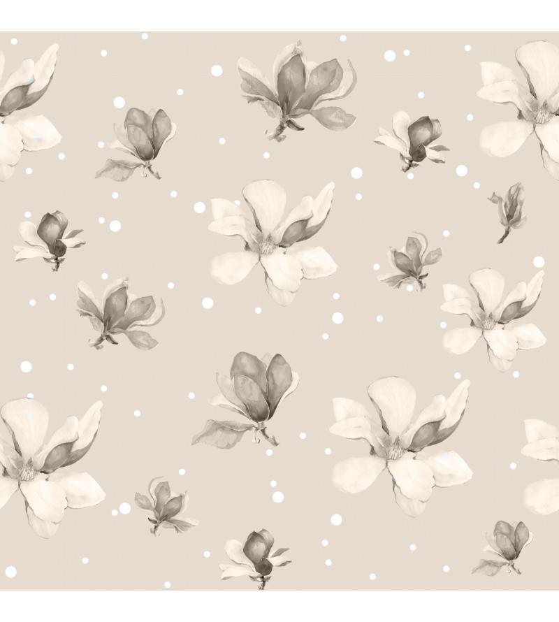 Papel de parede contemporâneo com flores