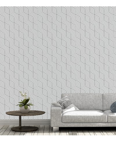 Papel de parede Quadrados listrados