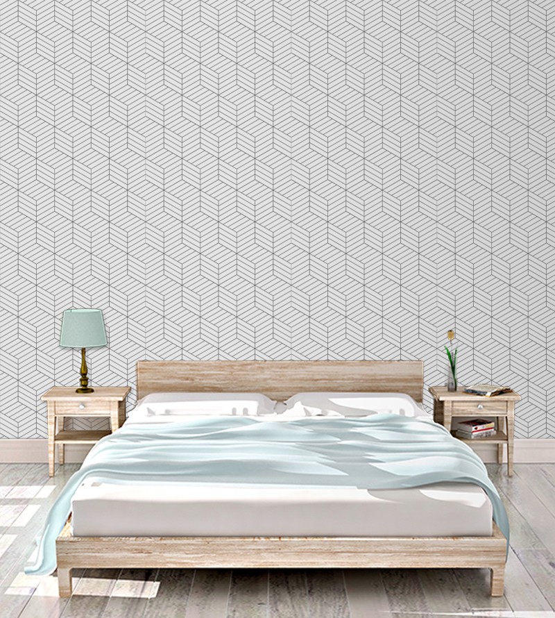 Papel de parede Quadrados listrados