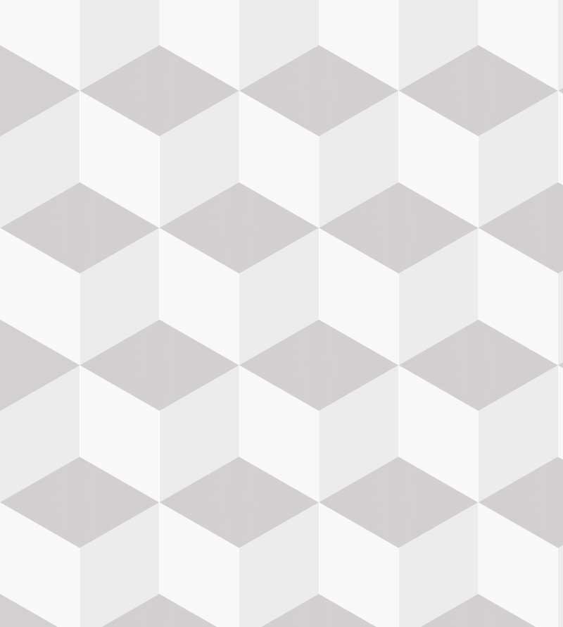 Papel de parede Triangulos 3d Branco e cinza