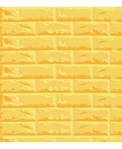 Papel de parede Tijolinhos amarelo