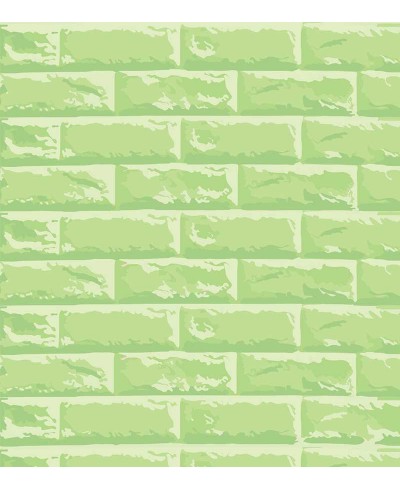 Papel de parede Tijolinhos verde