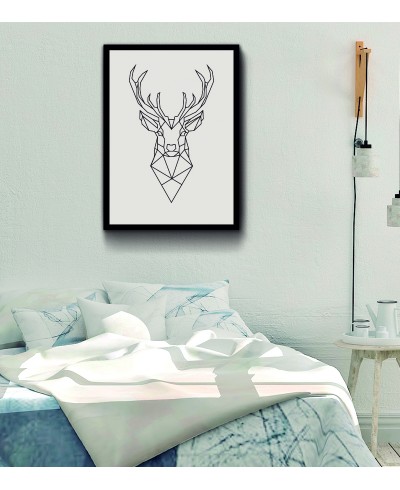 Quadro Alce geométrico