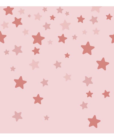 Papel de parede Estrelas caindo Rosa