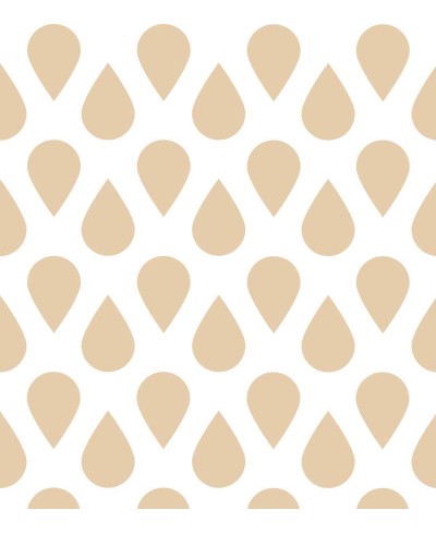 Papel de parede Gotas caindo bege