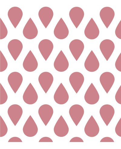 Papel de parede Gotas caindo Rosa