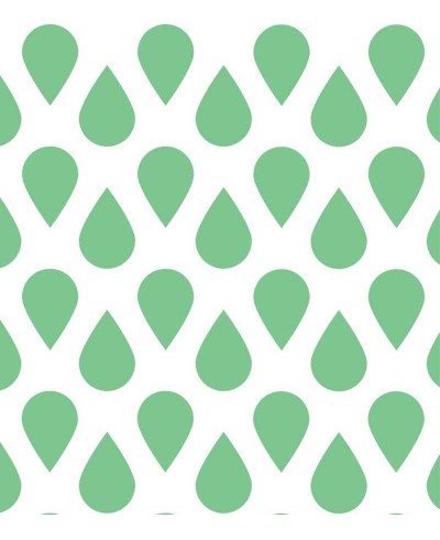 Papel de parede Gotas caindo Verde