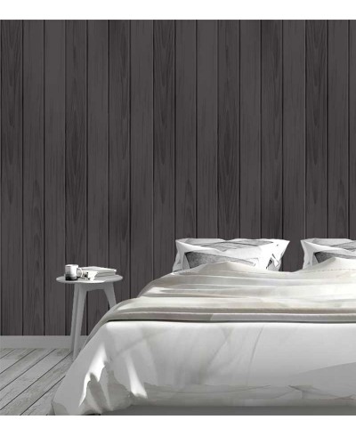 Papel de parede Madeira Preta
