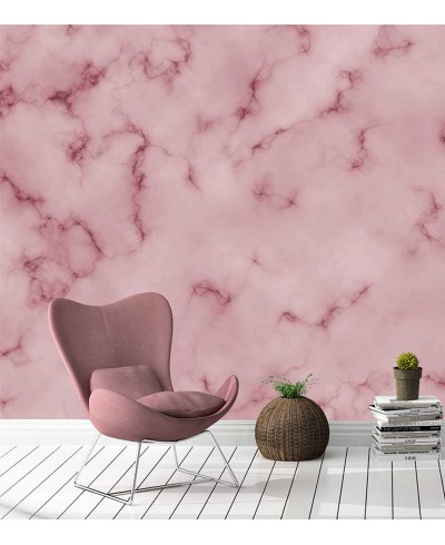 Papel de Parede Fotomural Marmore Rosa