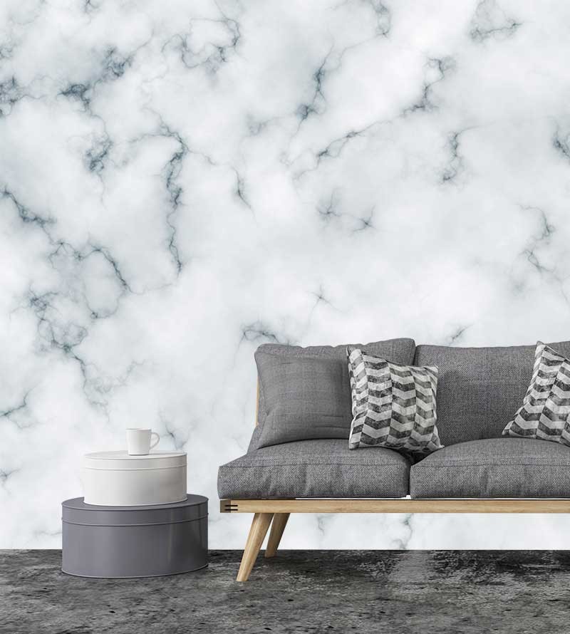 Papel de Parede Fotomural Marmore Cinza