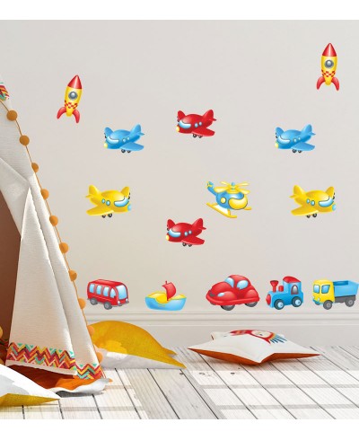 Sticker Carros, Aviões e Foguetes