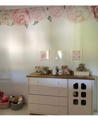 kit Adesivo Flores Vintage