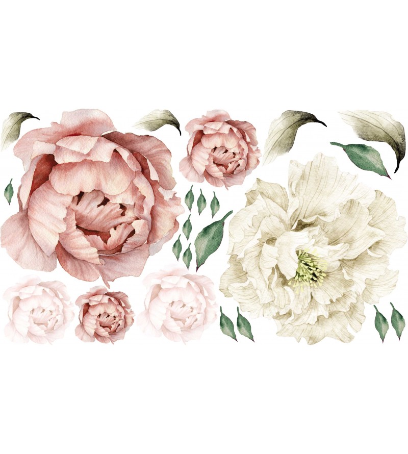 kit Adesivo Flores Vintage