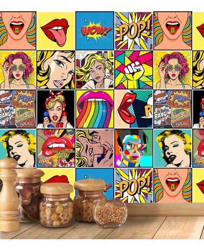 Adesivo Azulejo POP ART
