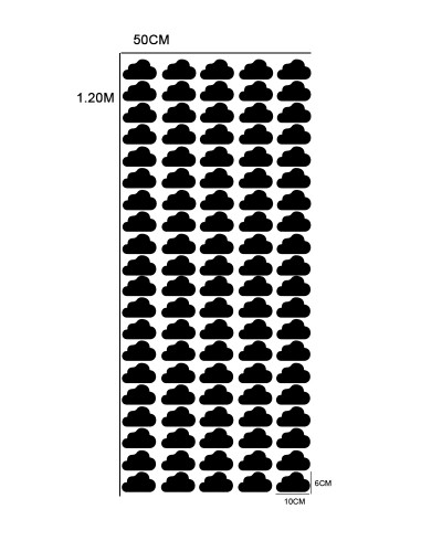 Adesivo de parede Nuvens para quarto infantil