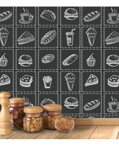 Adesivo Azulejos Retro Lanche Giz