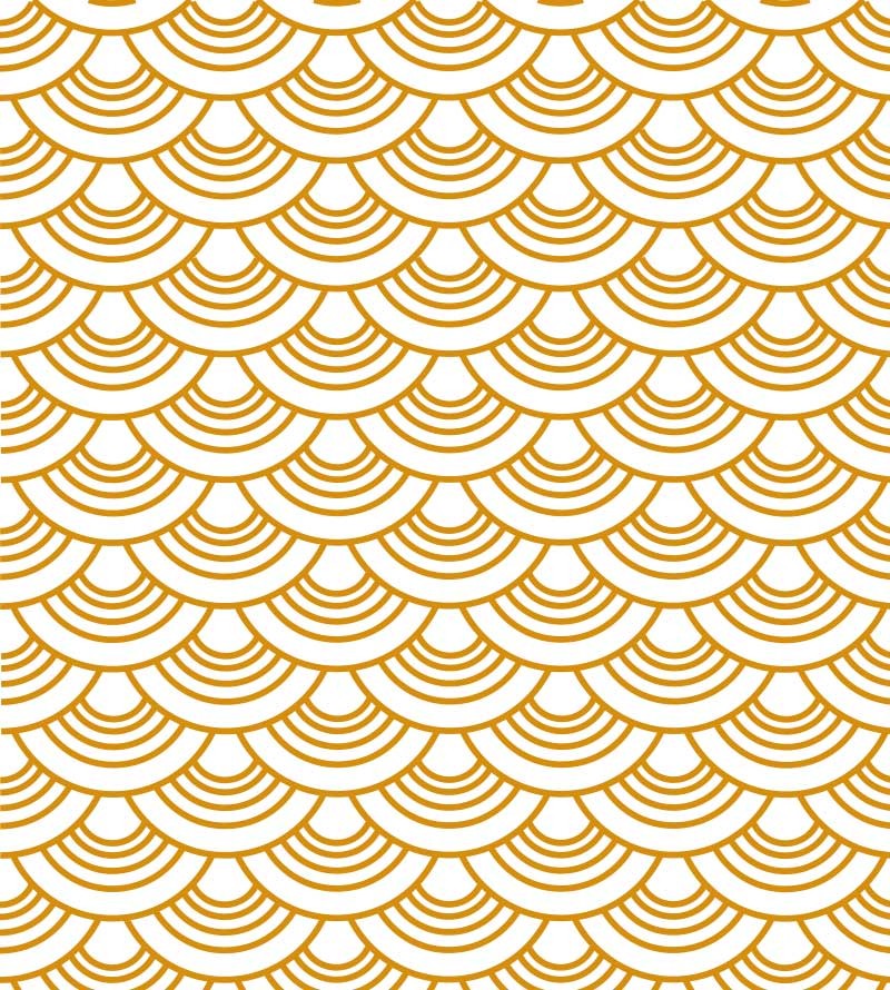 Papel de parede Ondas, em tons de ferrugem