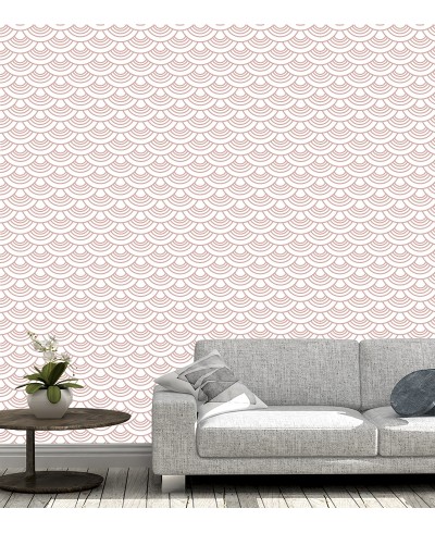 Papel de parede Ondas, em tons de Rosa