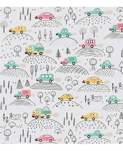 Papel de parede carros. Em tons de cinza, verde, preto, amarelo e carmim