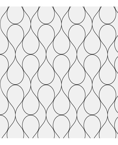 Papel de Parede Geométrico Ondulado Simples. Em tons de cinza claro