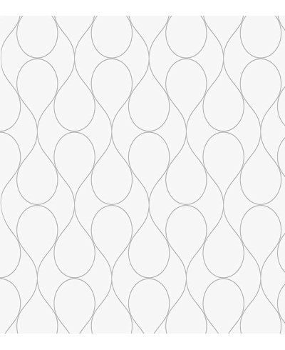 Papel de Parede Geométrico Ondulado Simples. Em cores neutras