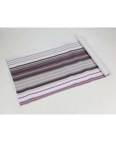 Papel de parede, com tons pastéis amarelos, marrom terracota, roxo - Casual 02