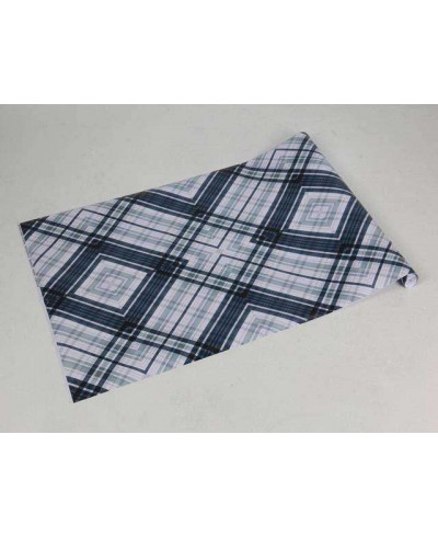 Papel de parede, com tons de azul e bege cinza - Casual 10