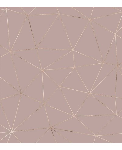 Papel de parede Rose Triângulos