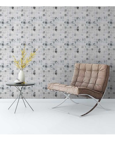 Papel de parede Tipo Pastilhas de Mármore