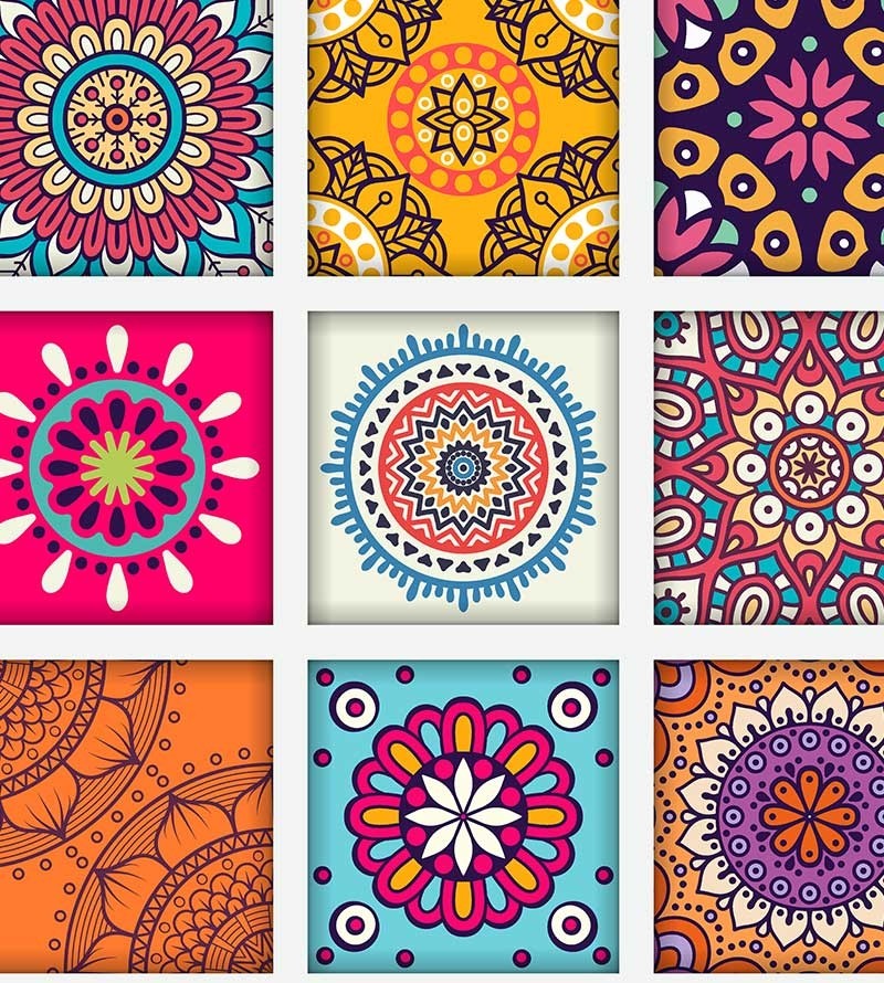 Adesivo hidráulico mandala Taj Mahal