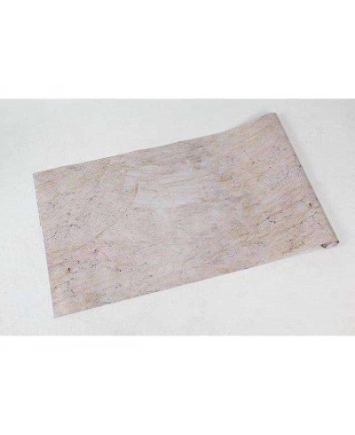 Papel de parede modelo concreto riscado em tons bege - Concreto 05